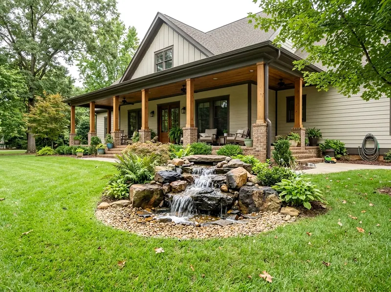 Standard Charcoal Waterfall Farmhouse water feature